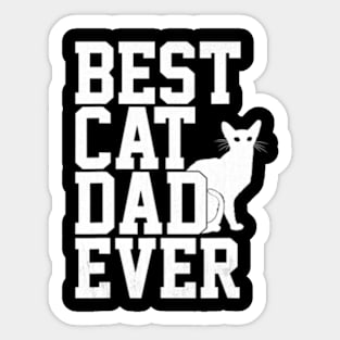 Best Cat Dad Ever Cat Daddy 4O Sticker